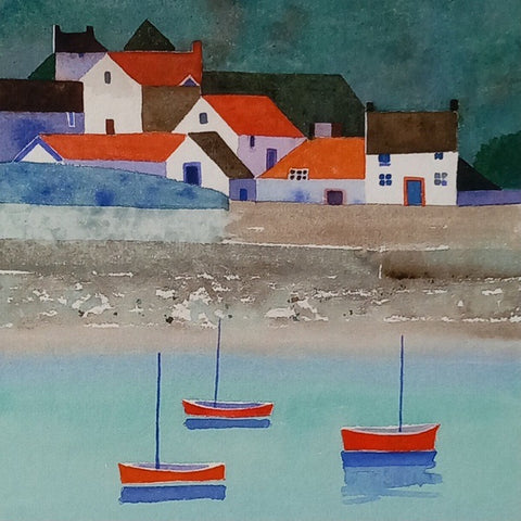 Coastal Cottages, Giclee Print 49/50 (GL15)