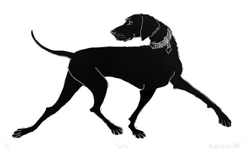 Sir Dog. Linocut Print 10/150 (AR93)