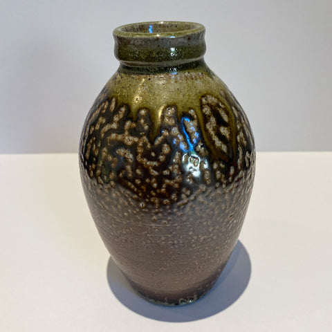 Small Bottle Vase. Woodfired Ceramics (NH02)