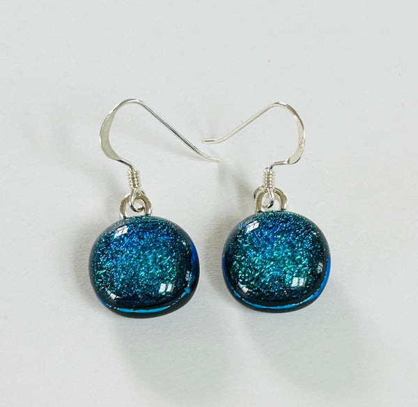 Dichroic Glass Hook Earrings (AF35)
