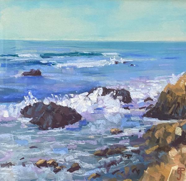 Pacific Northwest. Pastel FRAMED (BP03)