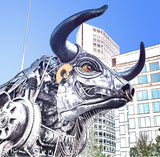 A Load of Bull,(Ozzy the Bull) Large, Framed (RR12)