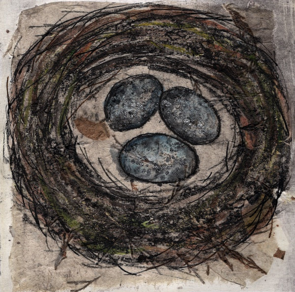Hidden Treasure. Collagraph Print 2/10. Framed (VO94)