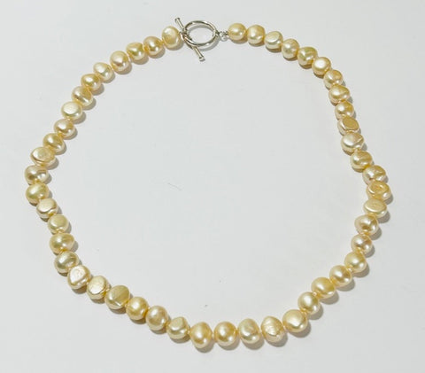 Champagne Pearl Necklace 2 (PO21)