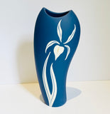 Tall Iris Porcelain Vase 1 (SD07)