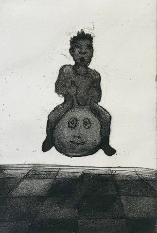 Spacehopper a/p, Etching Print (CS08)