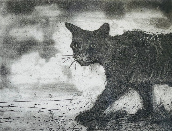 Cat Walk 43/100, Etching Print (CS02)