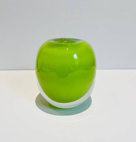 Blown Glass Vase. Green (PA13)