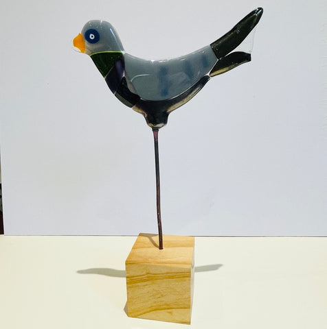 Fused Glass: Bird 2 (PA05)