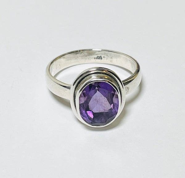 Amethyst Silver Ring (CH59)