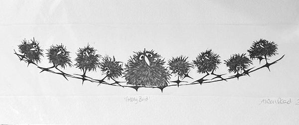 Greedy Bird. Etching a/p (AR120)