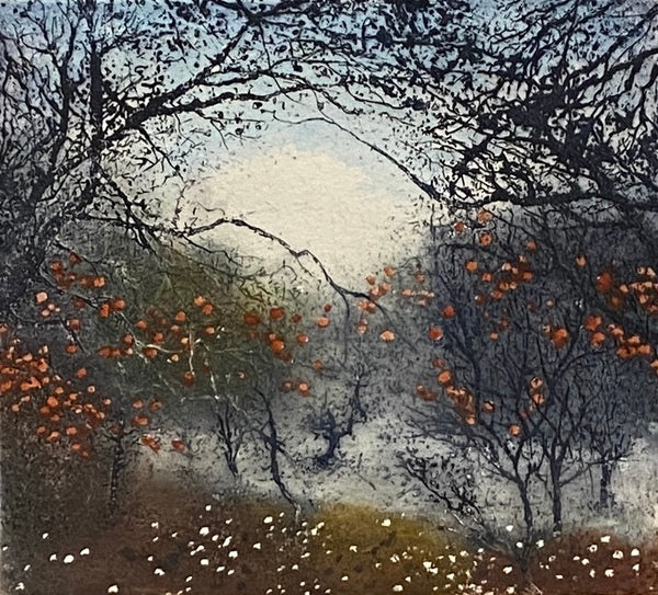 Dark Wintry Bed. Etching Print 64/150 (JB16)