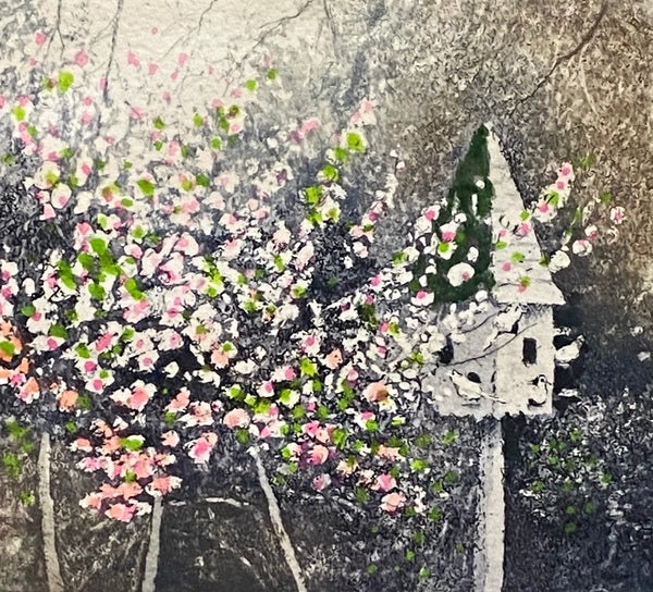 The Dovecote at Chateau Lee. Etching Print 8/150 (JB18)