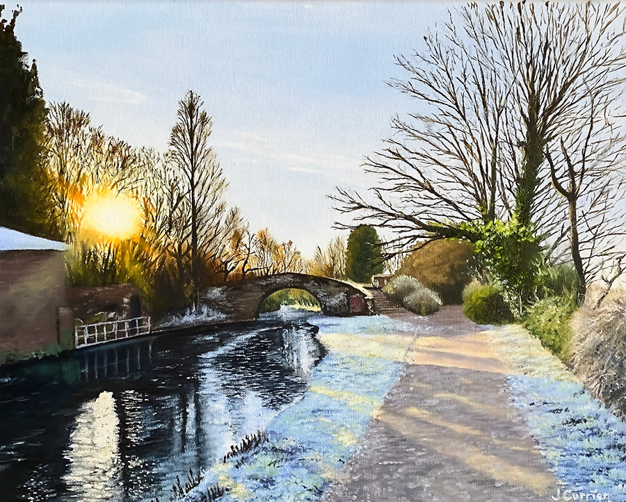 Kings Norton Navigation. Oil Painting (JC10)