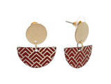 Oona Earrings, Berry (DO09)