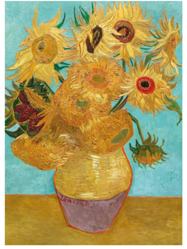 Vase with Twelve Sunflowers - Van Gogh (Card)