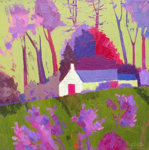 Spring Cottage. Acrylic on canvas (GLP04)