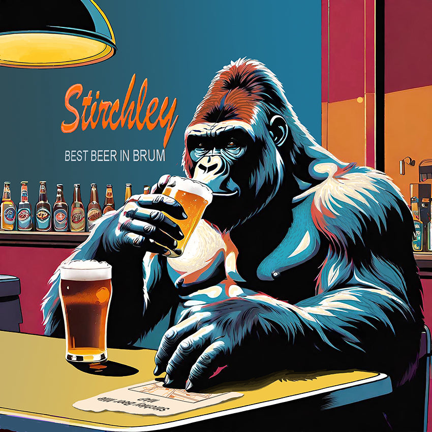 Stirchley Gorilla II, Large Edition 25/150,Framed (RR26)