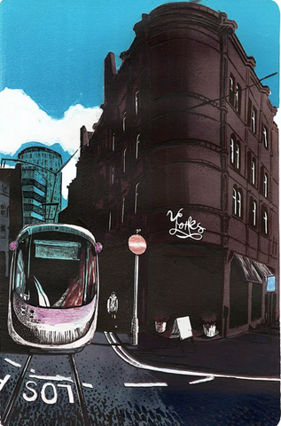 Yorks on Stephenson Street. a/p, unframed (MA51)