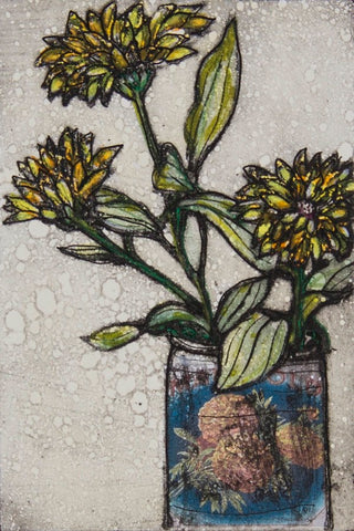 Marigolds. Collagraph Print 7/20 (VO81)