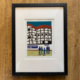 The Globe Theatre  25/35 Framed (JI21)