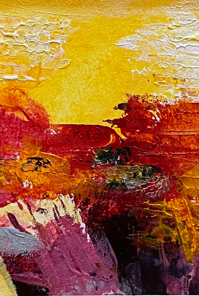 Valley of Fire. Acrylic on Paper (JA05)