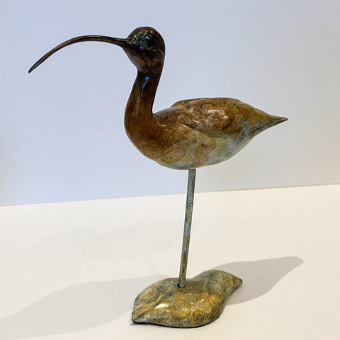 Abstract Curlew. Solid Bronze Sculpture (LF15)
