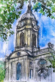 St Philip's Cathedral. Enhanced Print Framed (DS02)