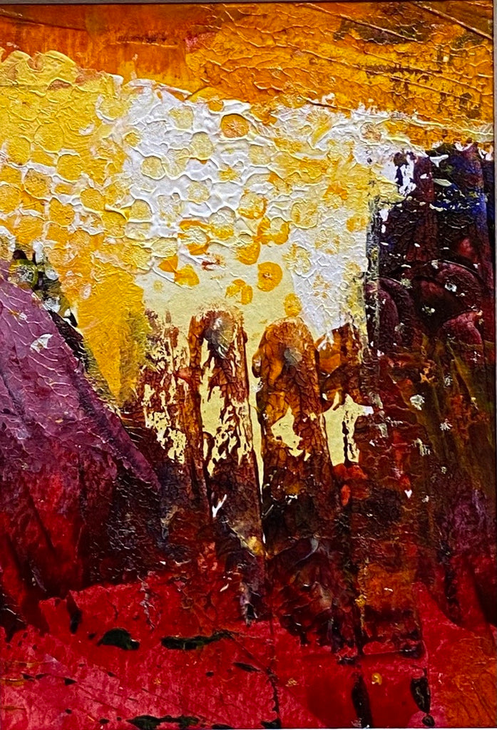 Forest of Fire. Acrylic on Paper (JA07)