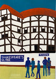 The Globe Theatre  25/35 Framed (JI21)