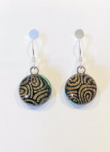 Dichroic Glass Earrings 4