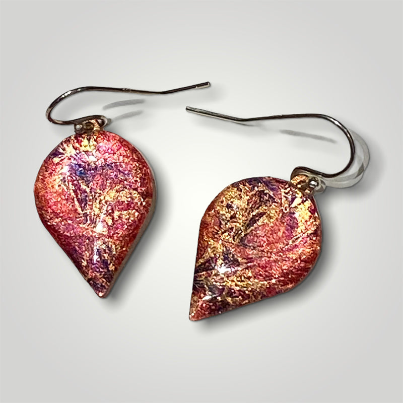 Rosy Gold, Teardrop Earrings (VF66)