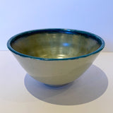 Small Ceramic Bowl, Green Rim 2 (MM10)
