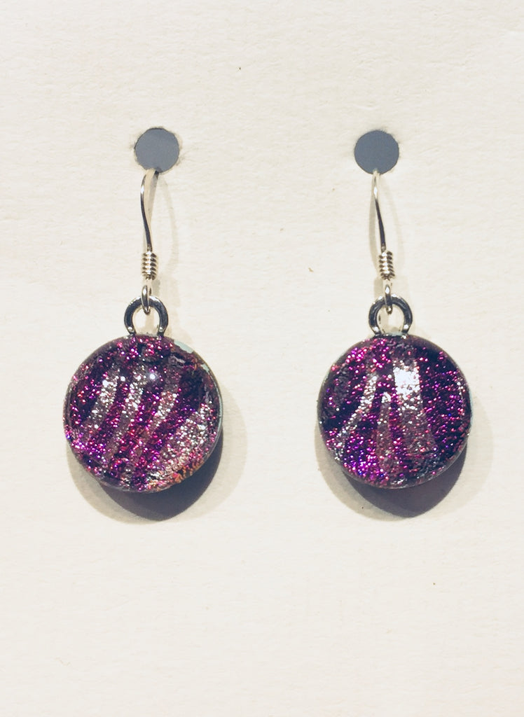 Dichroic Glass Earrings 22