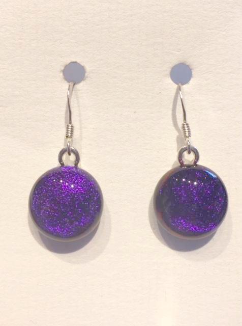 Dichroic Glass Earrings 23