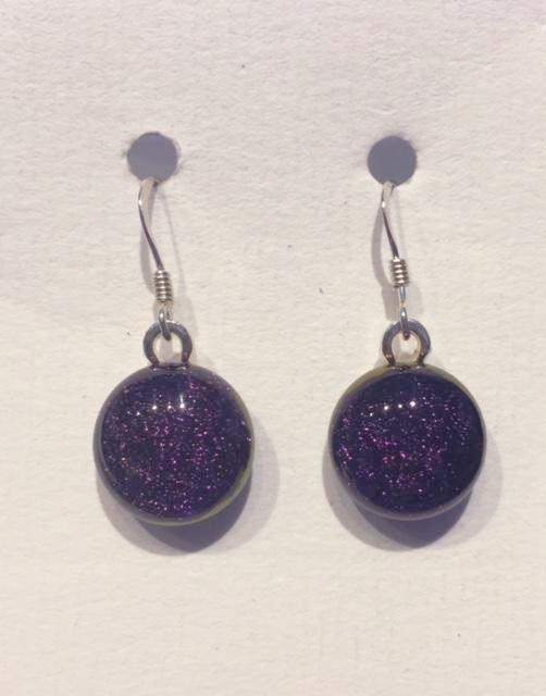 Dichroic Glass Earrings 25