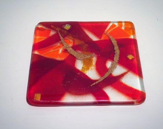 Abstract Coaster (Orange)