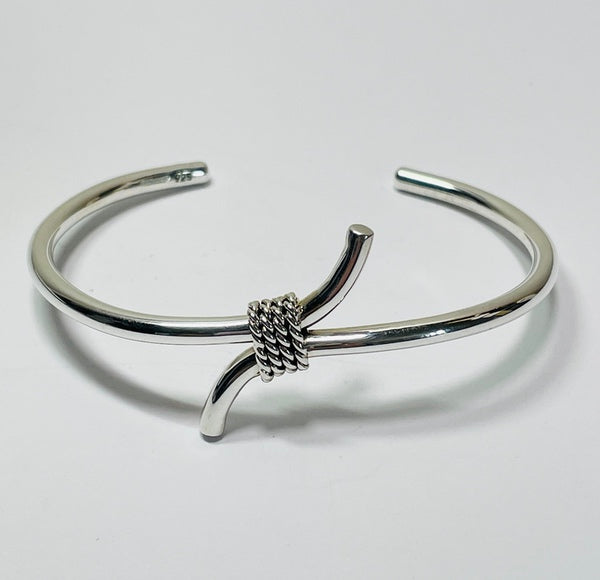 Silver Cuff, Knot design (AH67)