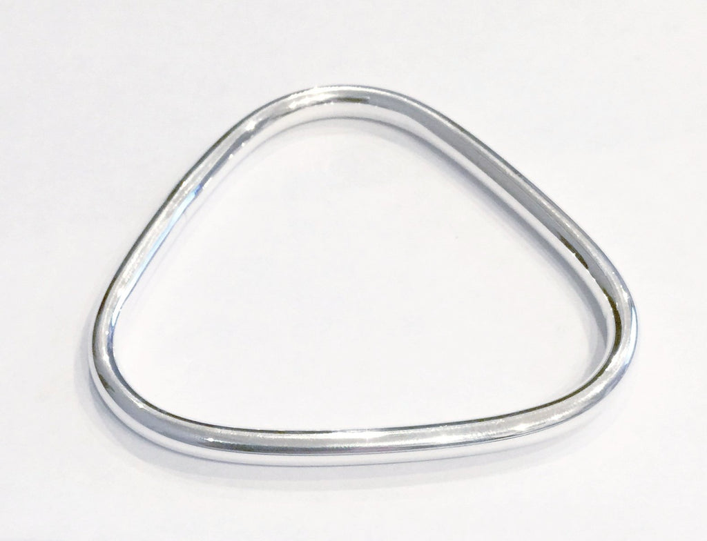Silver Tri-Bangle
