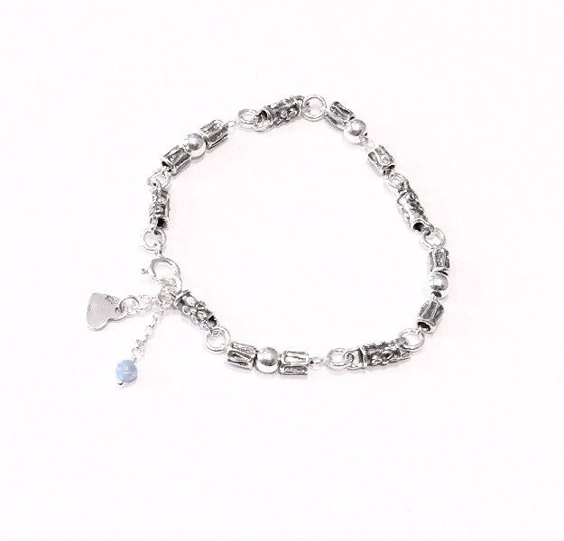 Silver Barrel Bracelet 2