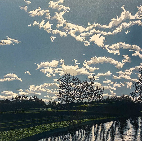 After The Rain, special ed. Reduction Linoprint (JJ01)