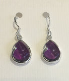 Teardrop Earrings (Amethyst)