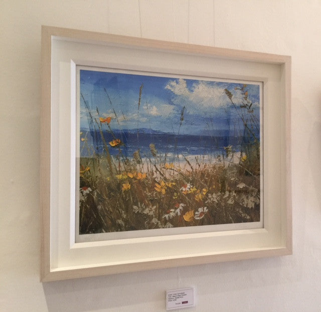 Beach Edge Flowers (Print) Framed 1/150