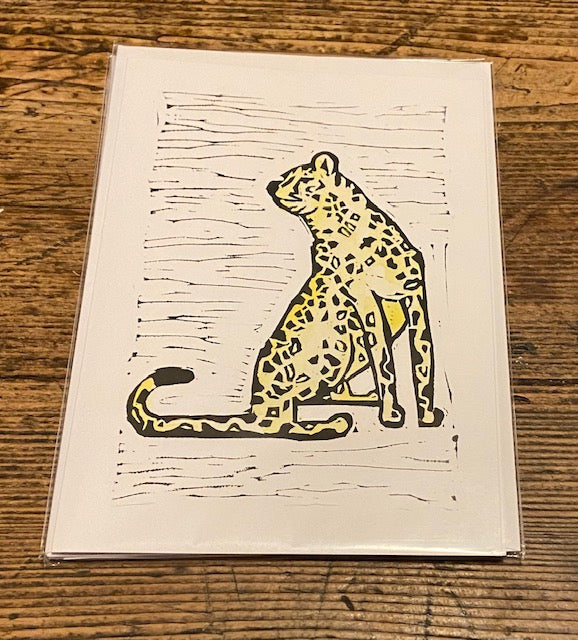 Leopard Card (Yellow)