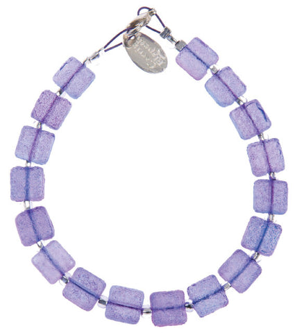 Sugared Square Bracelet (Lavender)