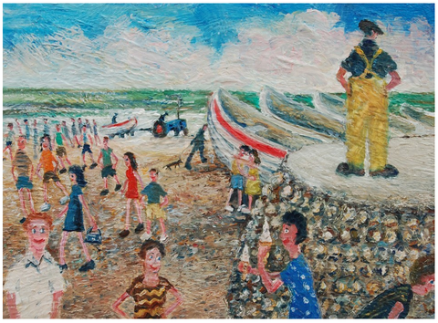 Crab Boats and Cornets, Giclee Print (PR01)