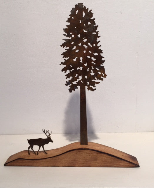 Hillside with Stag