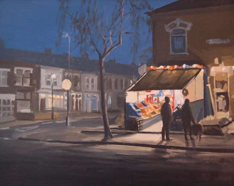 Derek and Pauline's Corner Shop. Giclee Print 13/150 (CG13)