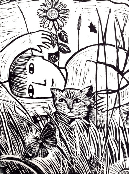 Corner of the Garden Dreamer (framed)