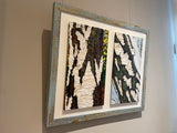 Birch Bark Diptych, Framed (EG08)